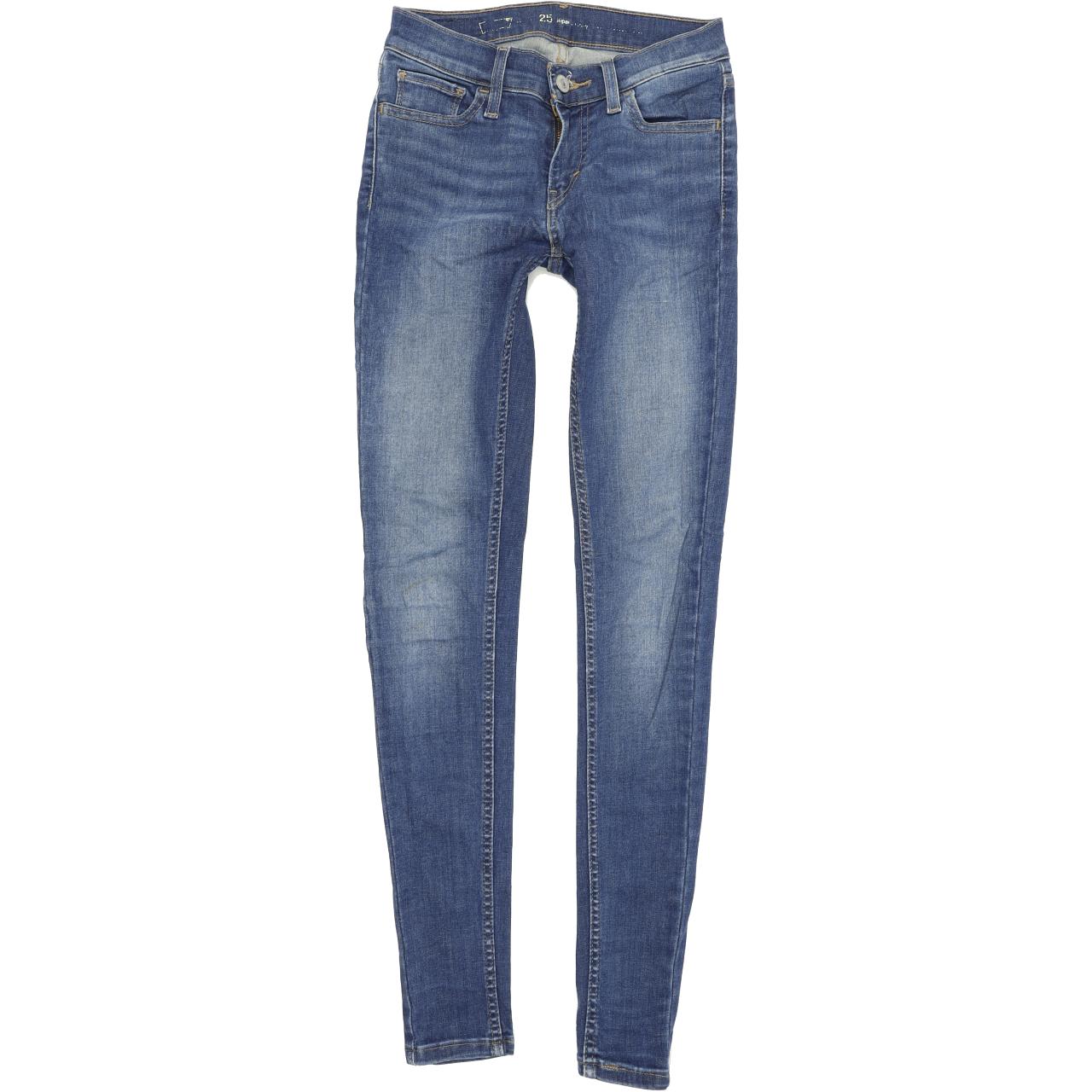 Levi's Super  Women Blue Skinny Slim Stretch Jeans W25 L30