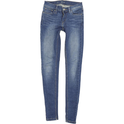 Levi's Super  Women Blue Skinny Slim Stretch Jeans W25 L30