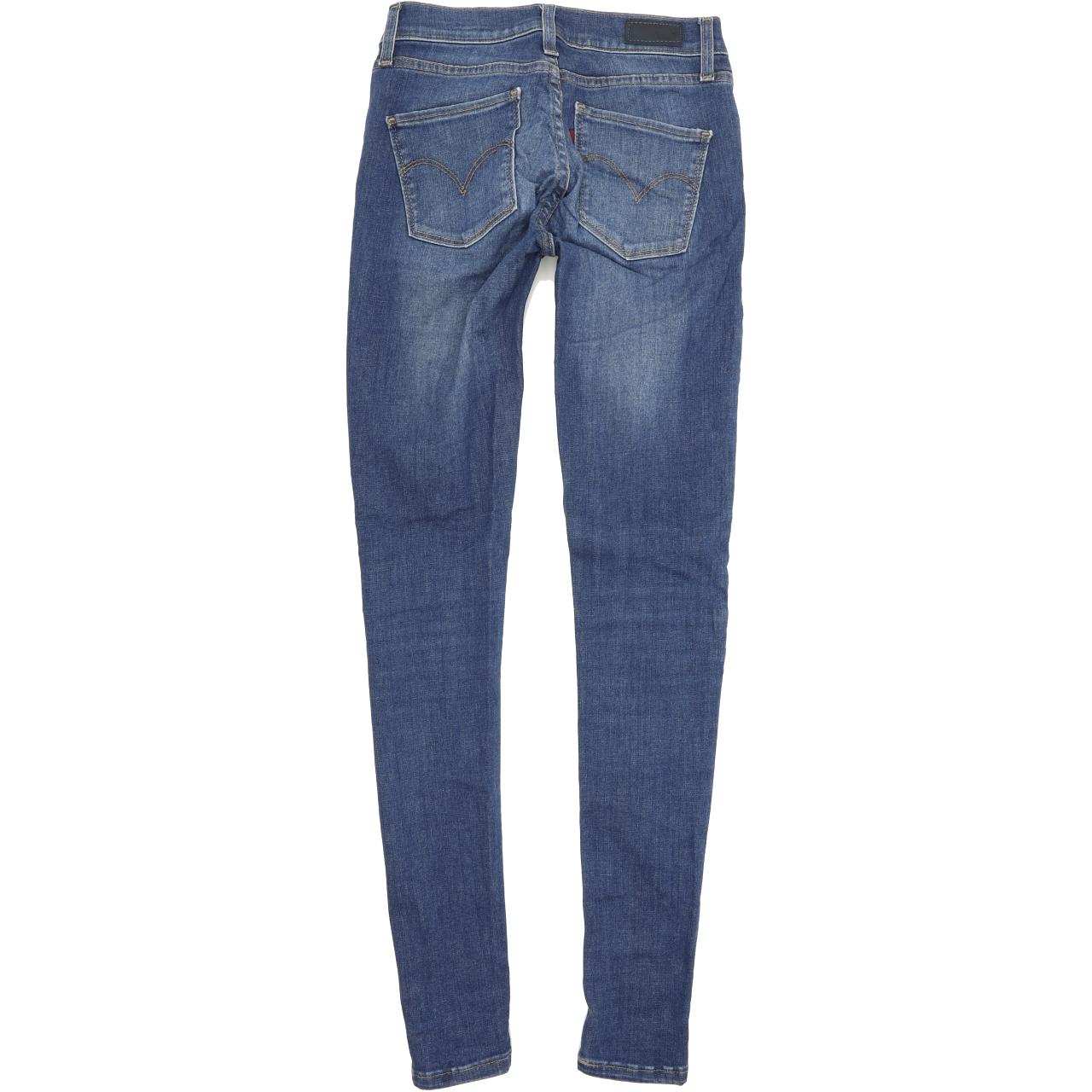 Levi's Super  Women Blue Skinny Slim Stretch Jeans W25 L30