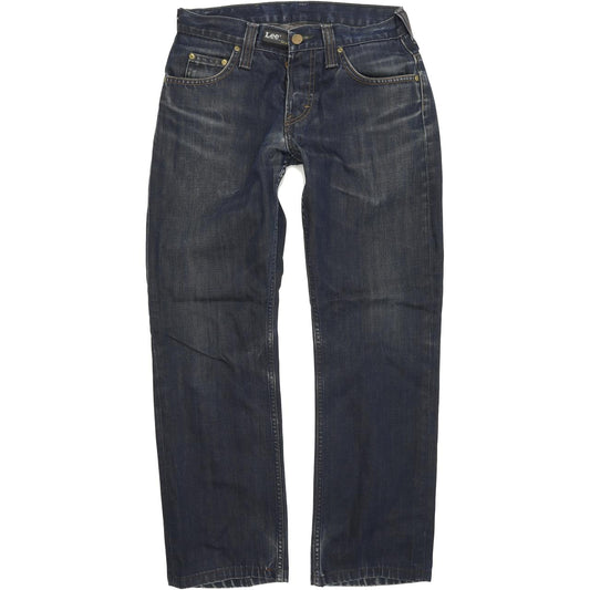 Lee Knox Men Blue Straight Regular Jeans W30 L29