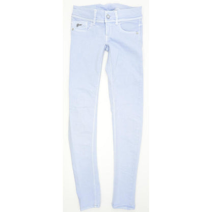 G-Star Lynn Coj Women Blue Skinny Slim Stretch Jeans W26 L32