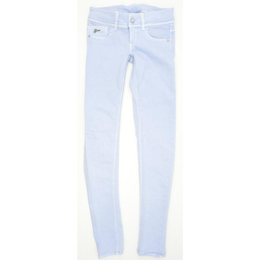 G-Star Lynn Coj Women Blue Skinny Slim Stretch Jeans W26 L32
