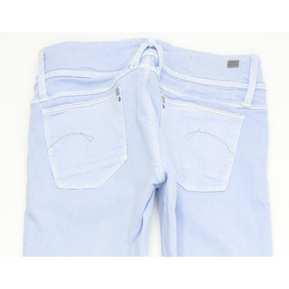 G-Star Lynn Coj Women Blue Skinny Slim Stretch Jeans W26 L32