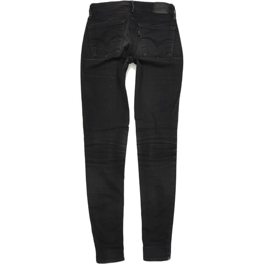 Levi's 710 Men Black Skinny Slim Stretch Jeans W27 L32