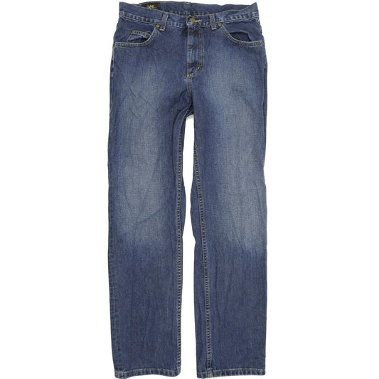 Lee Chicago Men Blue Straight Regular Jeans W32 L32