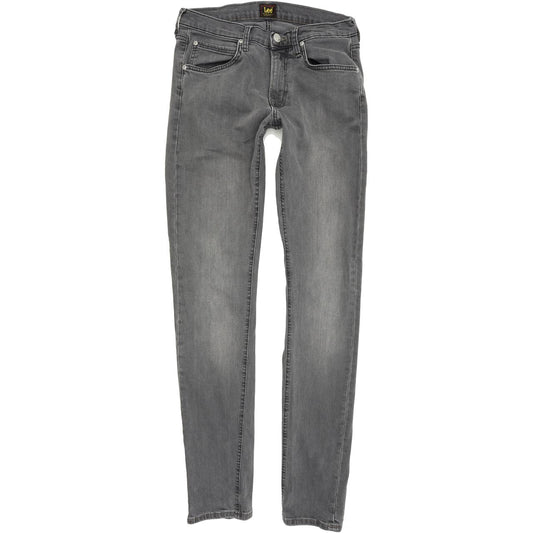 Lee Luke Men Grey Skinny Slim Stretch Jeans W30 L34