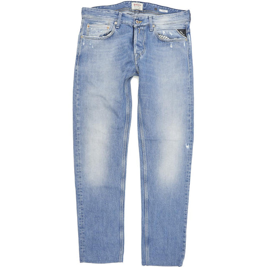 Replay Ronas Men Blue Straight Slim Jeans W33 L32