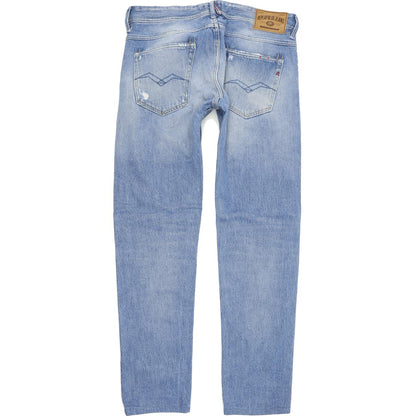 Replay Ronas Men Blue Straight Slim Jeans W33 L32