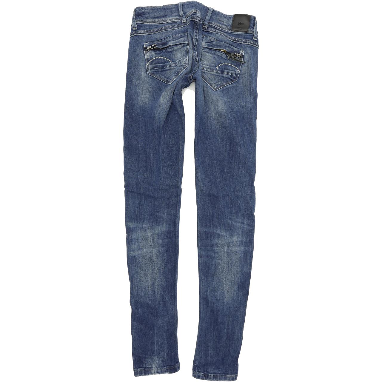 G-Star Midge Cody Men Blue Skinny Slim Stretch Jeans W25 L34
