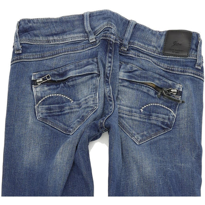 G-Star Midge Cody Men Blue Skinny Slim Stretch Jeans W25 L34