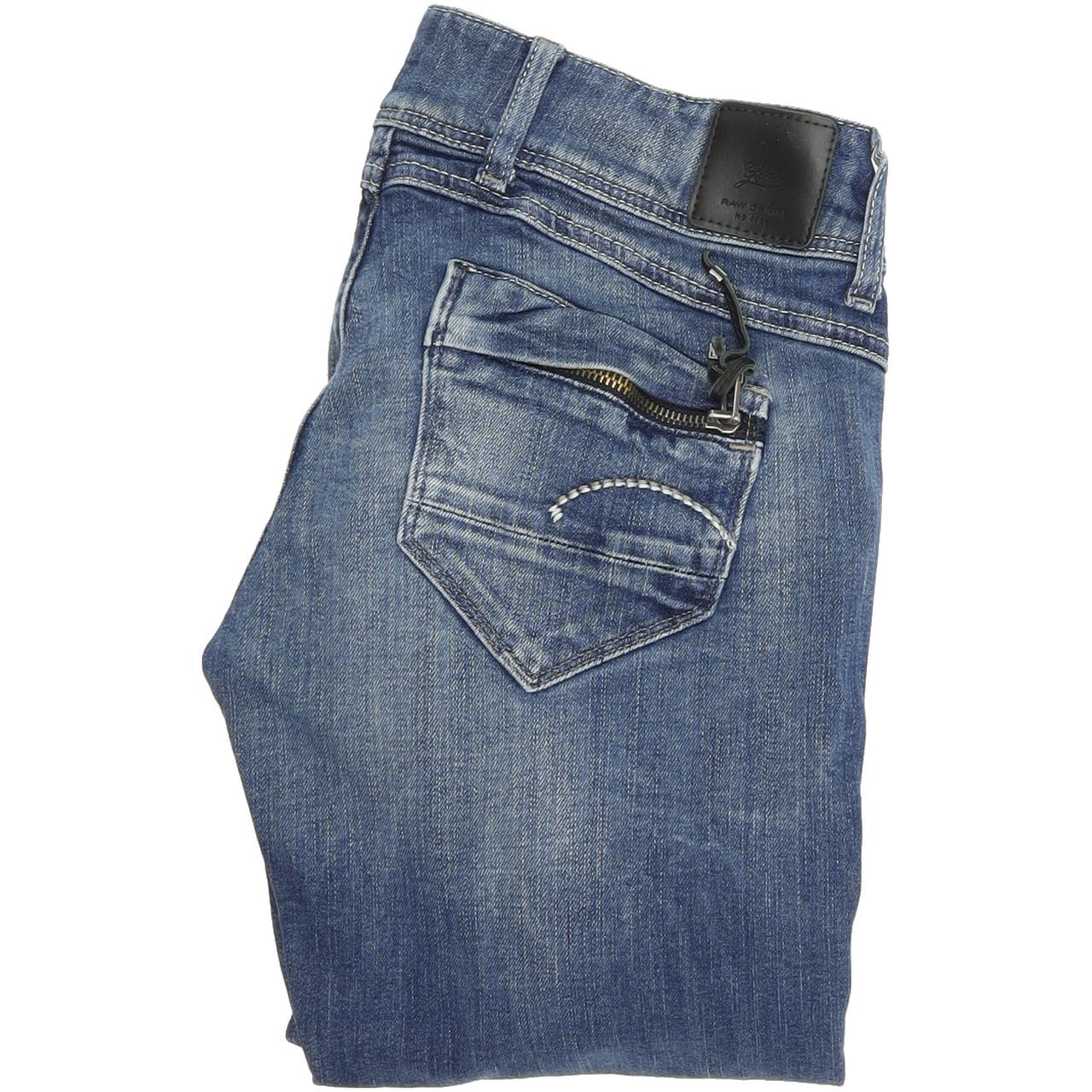 G-Star Midge Cody Men Blue Skinny Slim Stretch Jeans W25 L34