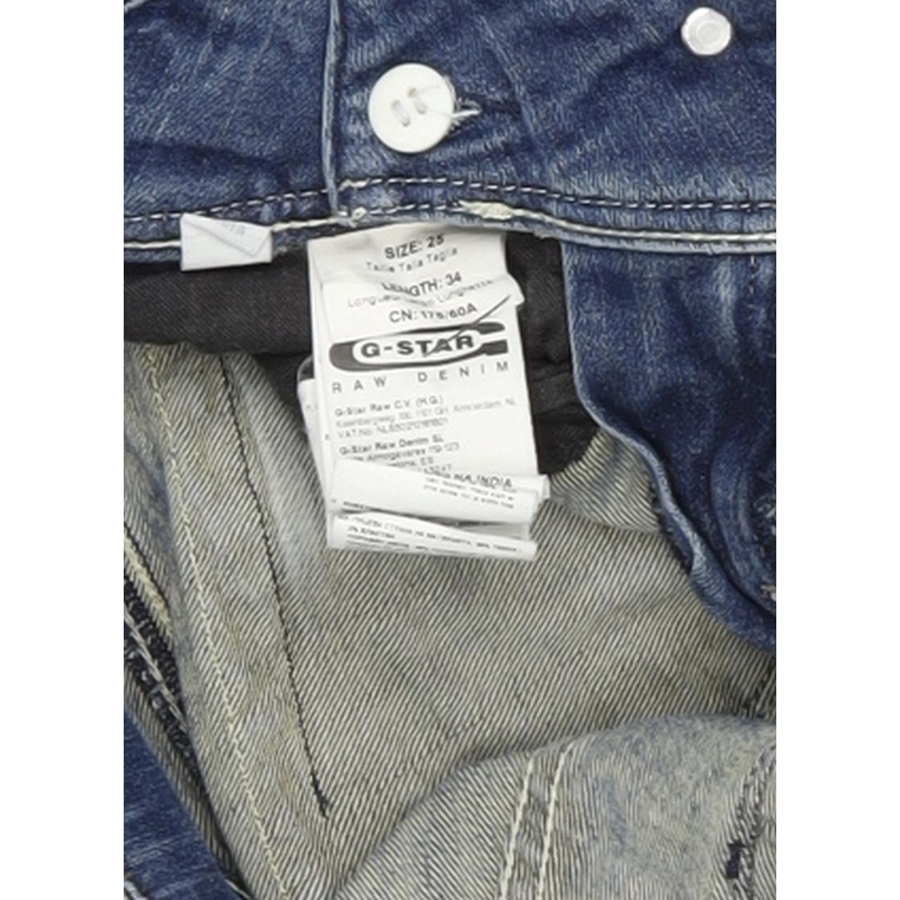 G-Star Midge Cody Men Blue Skinny Slim Stretch Jeans W25 L34