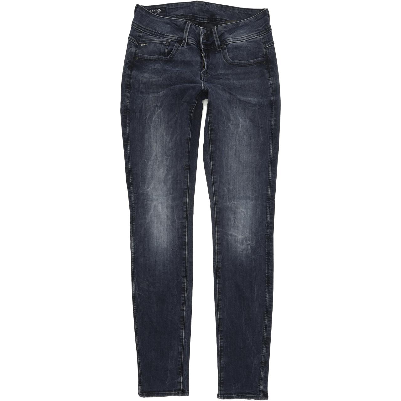 G-Star Lynn Women Blue Skinny Slim Stretch Jeans W28 L32