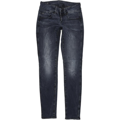 G-Star Lynn Women Blue Skinny Slim Stretch Jeans W28 L32