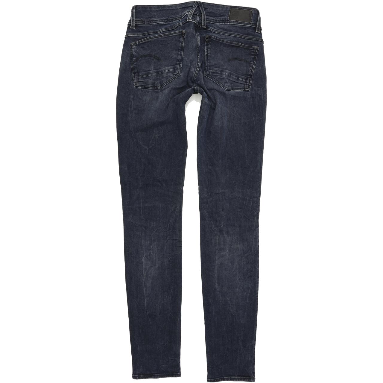 G-Star Lynn Women Blue Skinny Slim Stretch Jeans W28 L32