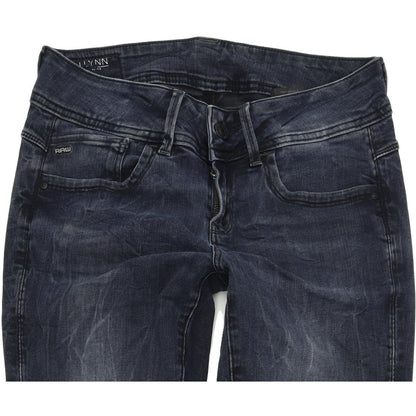 G-Star Lynn Women Blue Skinny Slim Stretch Jeans W28 L32