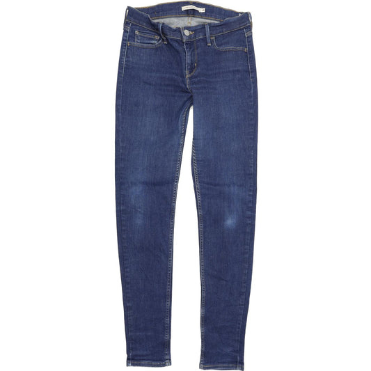 Levi's 710 Women Blue Skinny Slim Stretch Jeans W28 L31