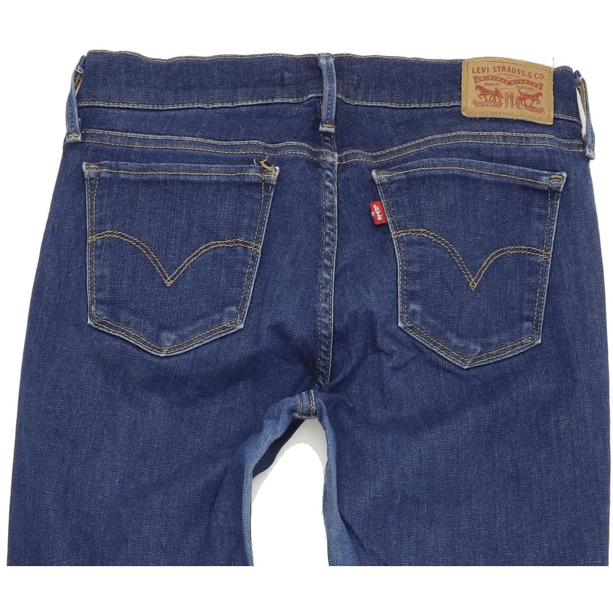 Levi's 710 Women Blue Skinny Slim Stretch Jeans W28 L31