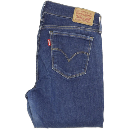 Levi's 710 Women Blue Skinny Slim Stretch Jeans W28 L31