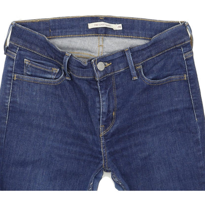 Levi's 710 Women Blue Skinny Slim Stretch Jeans W28 L31