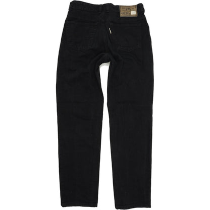 Joker Double Saddle Stitched Men Black Straight Regular Jeans W33 L34