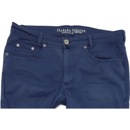 Joker Harlem Walker Men Blue Straight Regular Stretch Jeans W36 L30