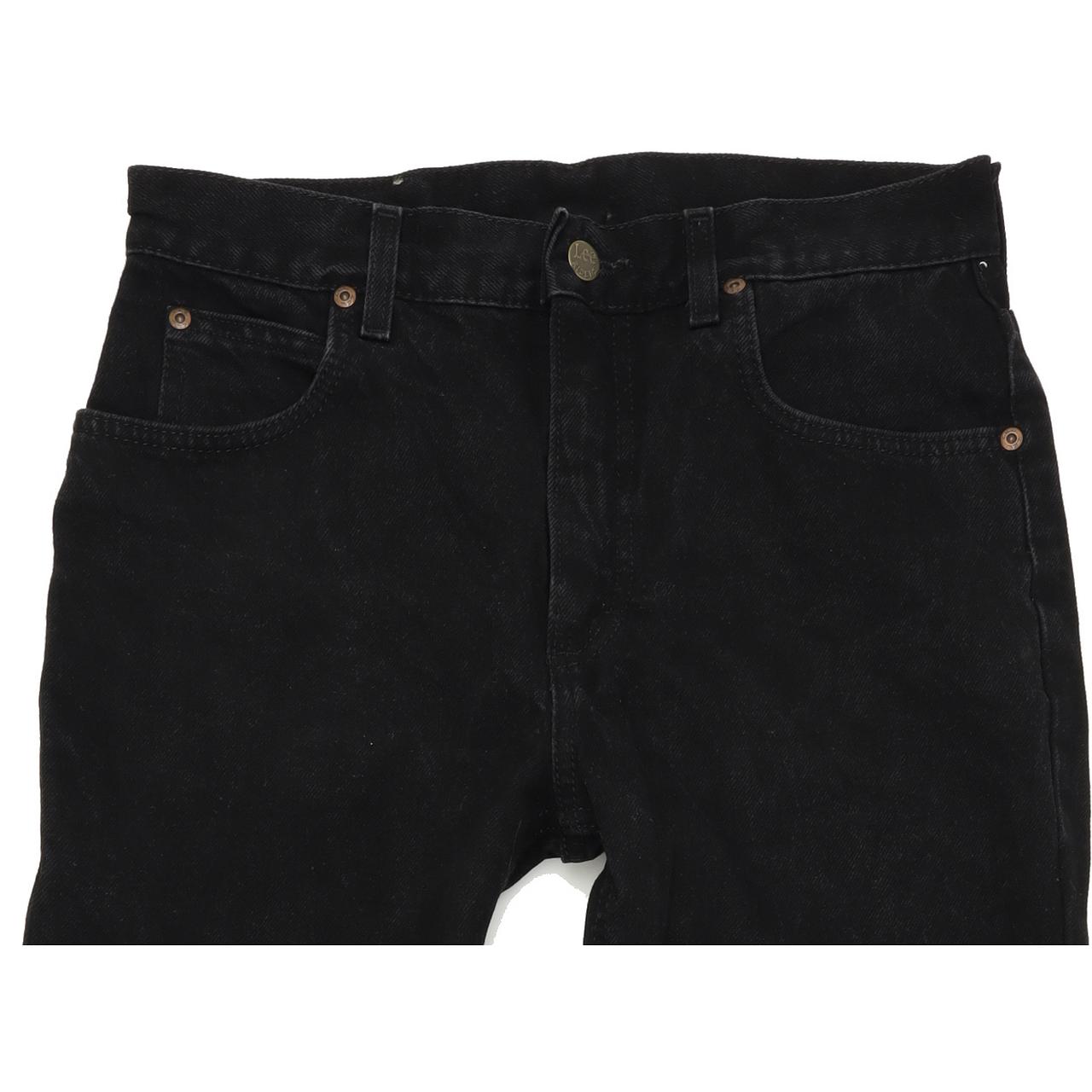 Lee Phoenix Men Black Straight Regular Jeans W31 L34