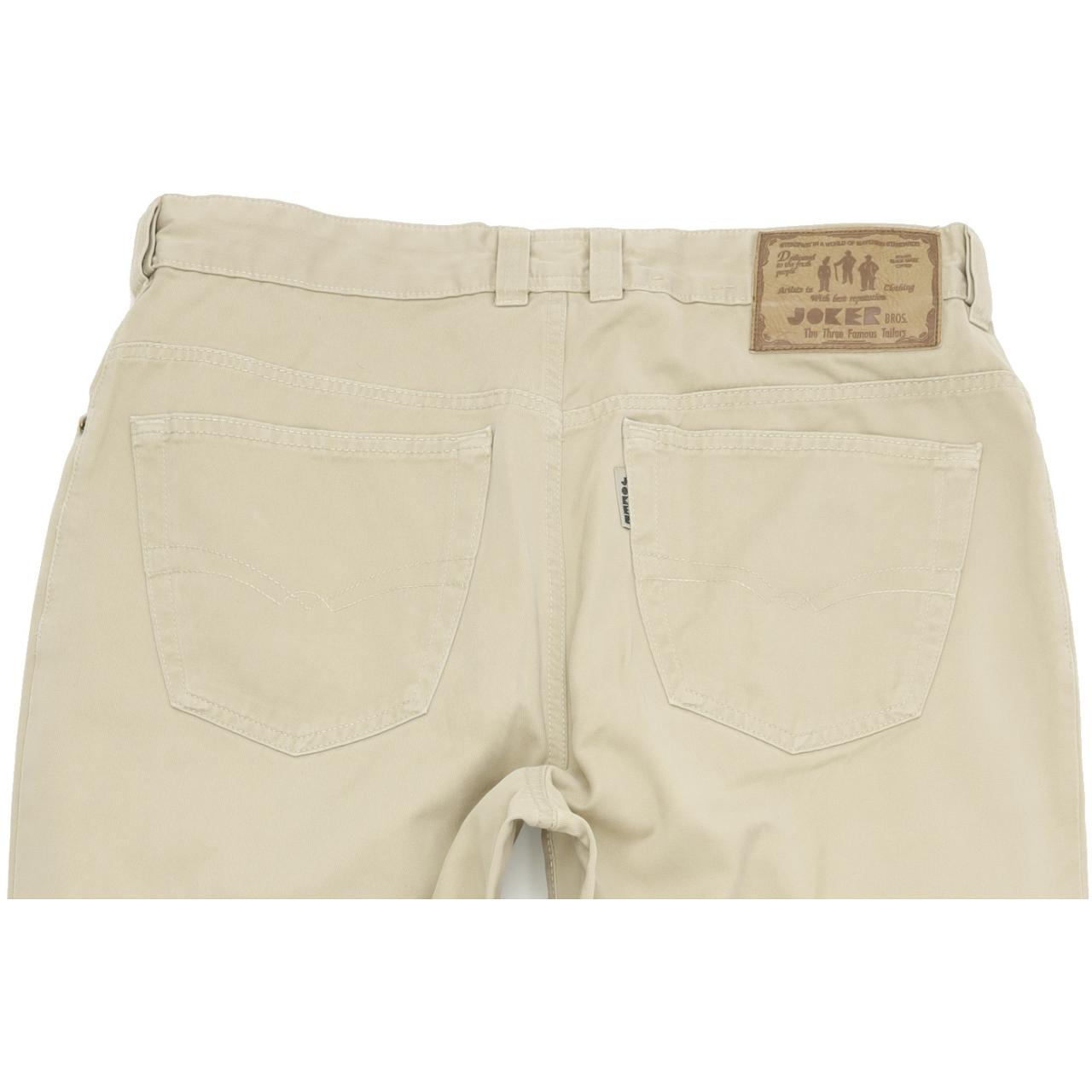Joker Humphrey & Brothers Men Beige Straight Regular Jeans W34 L30
