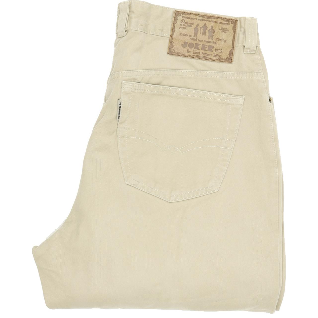 Joker Humphrey & Brothers Men Beige Straight Regular Jeans W34 L30