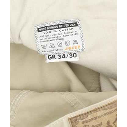 Joker Humphrey & Brothers Men Beige Straight Regular Jeans W34 L30