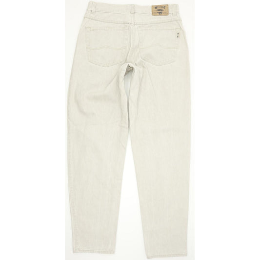 Mustang Men Beige Straight Regular Jeans W33 L34