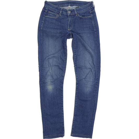 G-Star 3301 Contour Women Blue Straight Regular Stretch Jeans W28 L31
