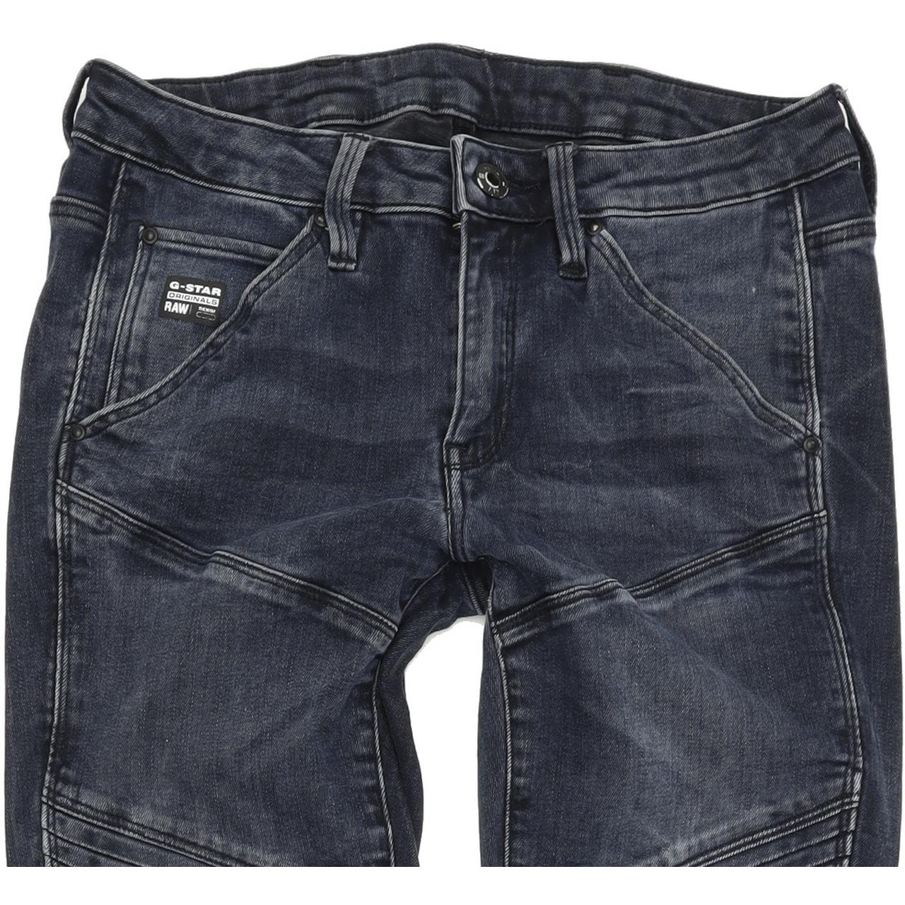 G-Star Women Blue Skinny Slim Stretch Jeans W24 L32