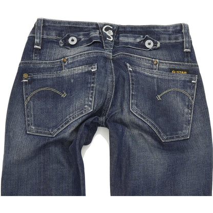 G-Star Spark Women Blue Straight Regular Stretch Jeans W24 L32
