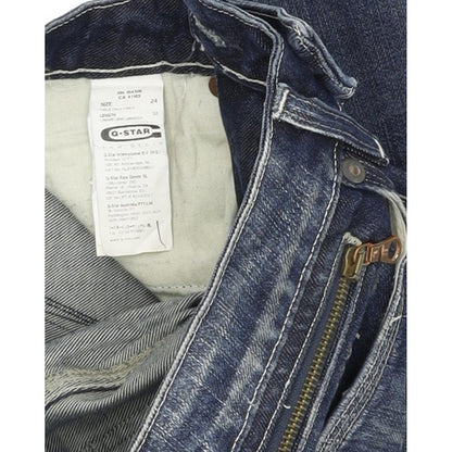 G-Star Spark Women Blue Straight Regular Stretch Jeans W24 L32