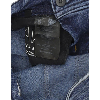 G-Star Lynn D-mid Women Blue Skinny Slim Jeans W30 L32
