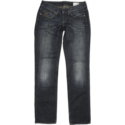 G-Star 3301 Women Blue Straight Regular Jeans W27 L32