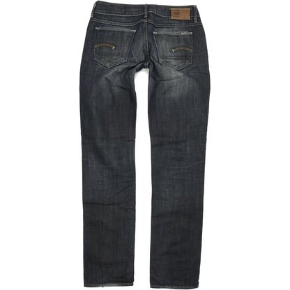 G-Star 3301 Women Blue Straight Regular Jeans W27 L32