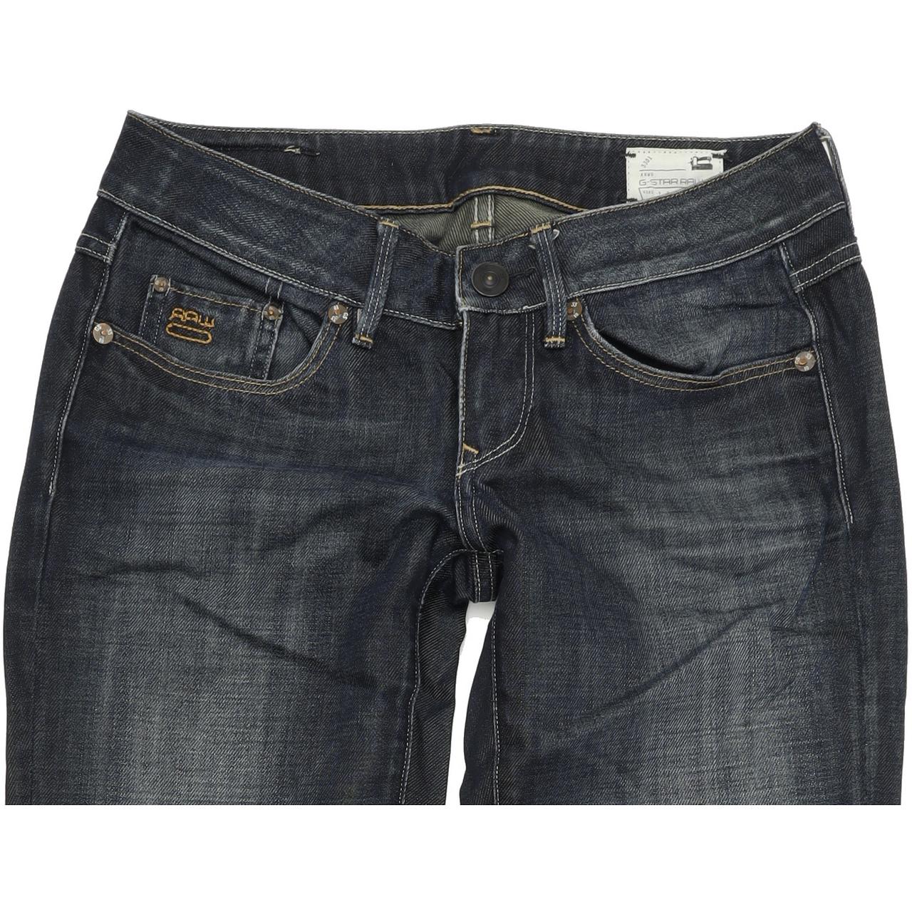G-Star 3301 Women Blue Straight Regular Jeans W27 L32