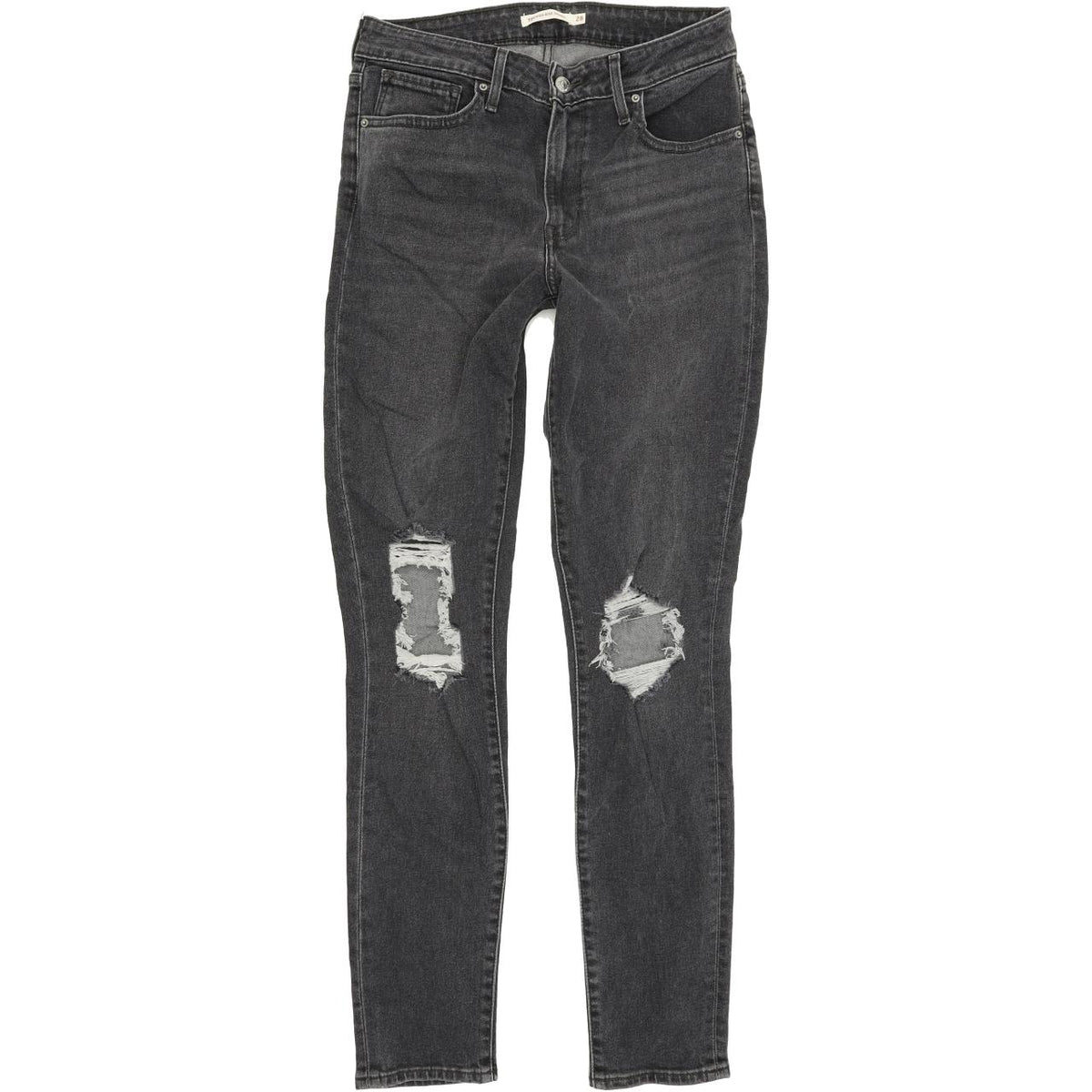 Levi's 721 Women Grey Skinny Slim Stretch Jeans W28 L32
