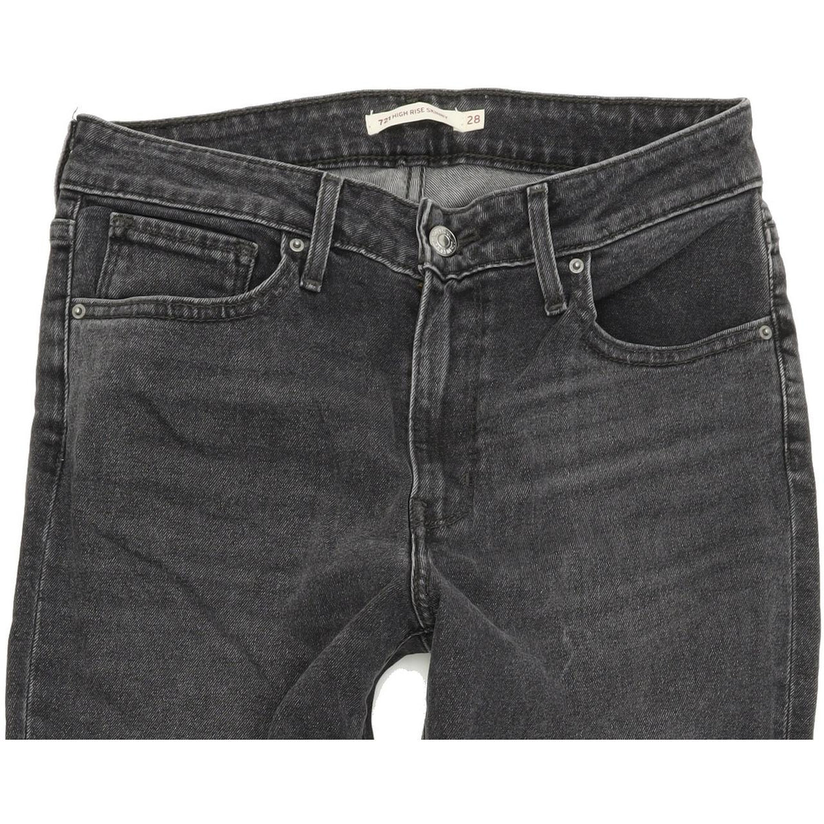 Levi's 721 Women Grey Skinny Slim Stretch Jeans W28 L32
