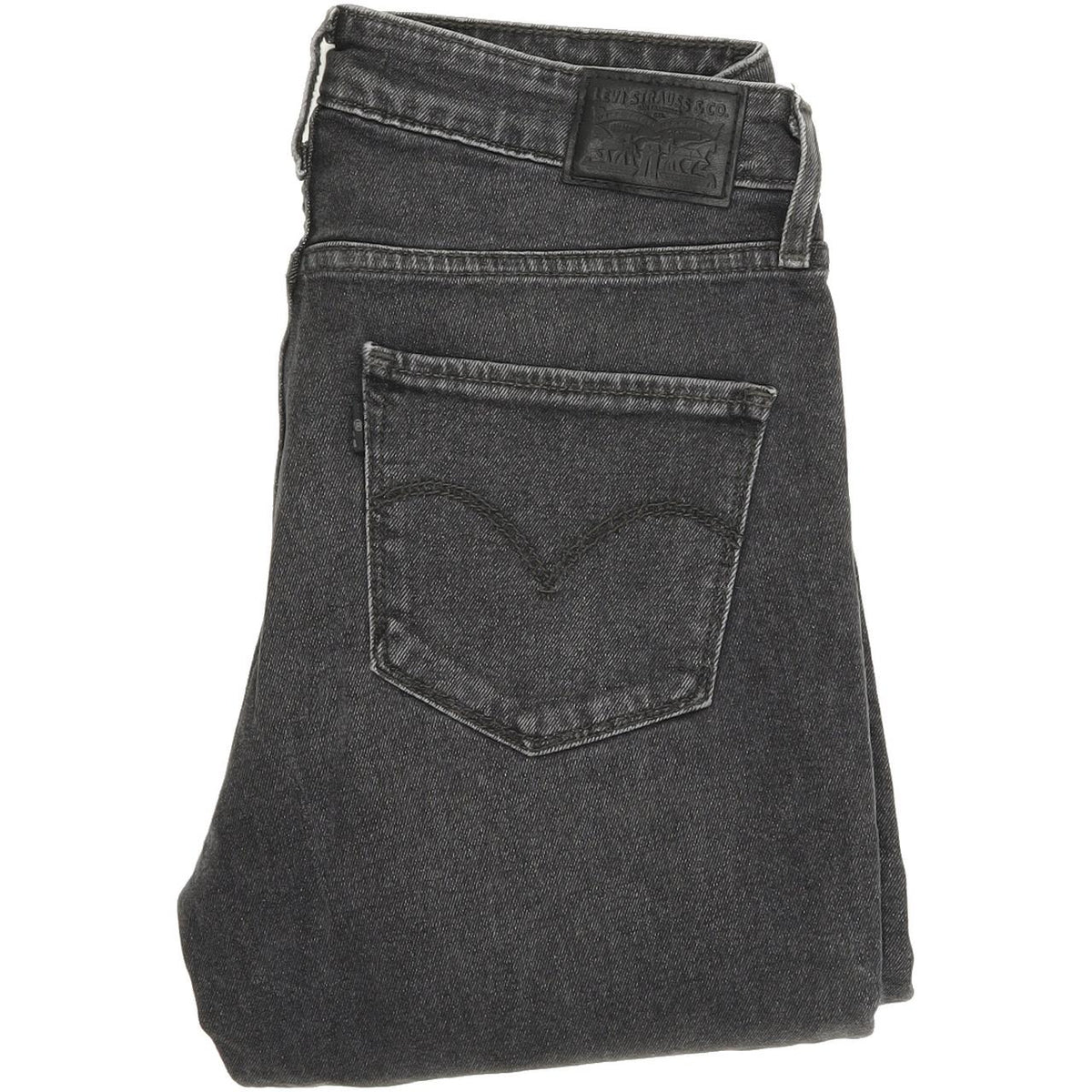 Levi's 721 Women Grey Skinny Slim Stretch Jeans W28 L32