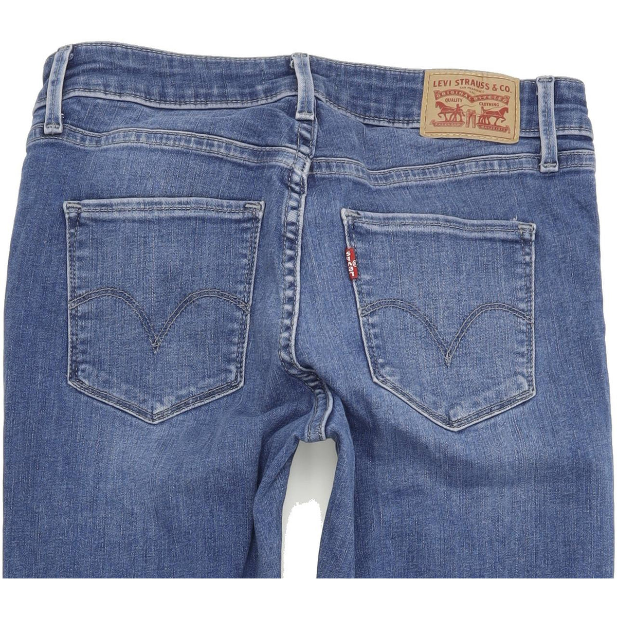 Levi's Classic Women Blue Skinny Slim Stretch Jeans W27 L28