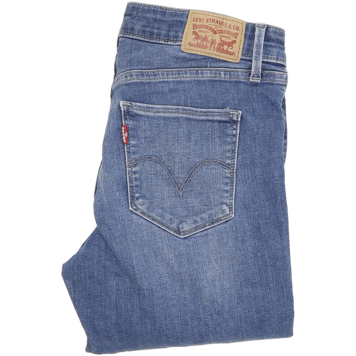 Levi's Classic Women Blue Skinny Slim Stretch Jeans W27 L28