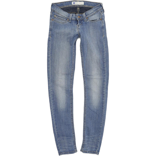 Levi's Slight Curve Women Blue Tapered Slim Stretch Jeans W25 L32