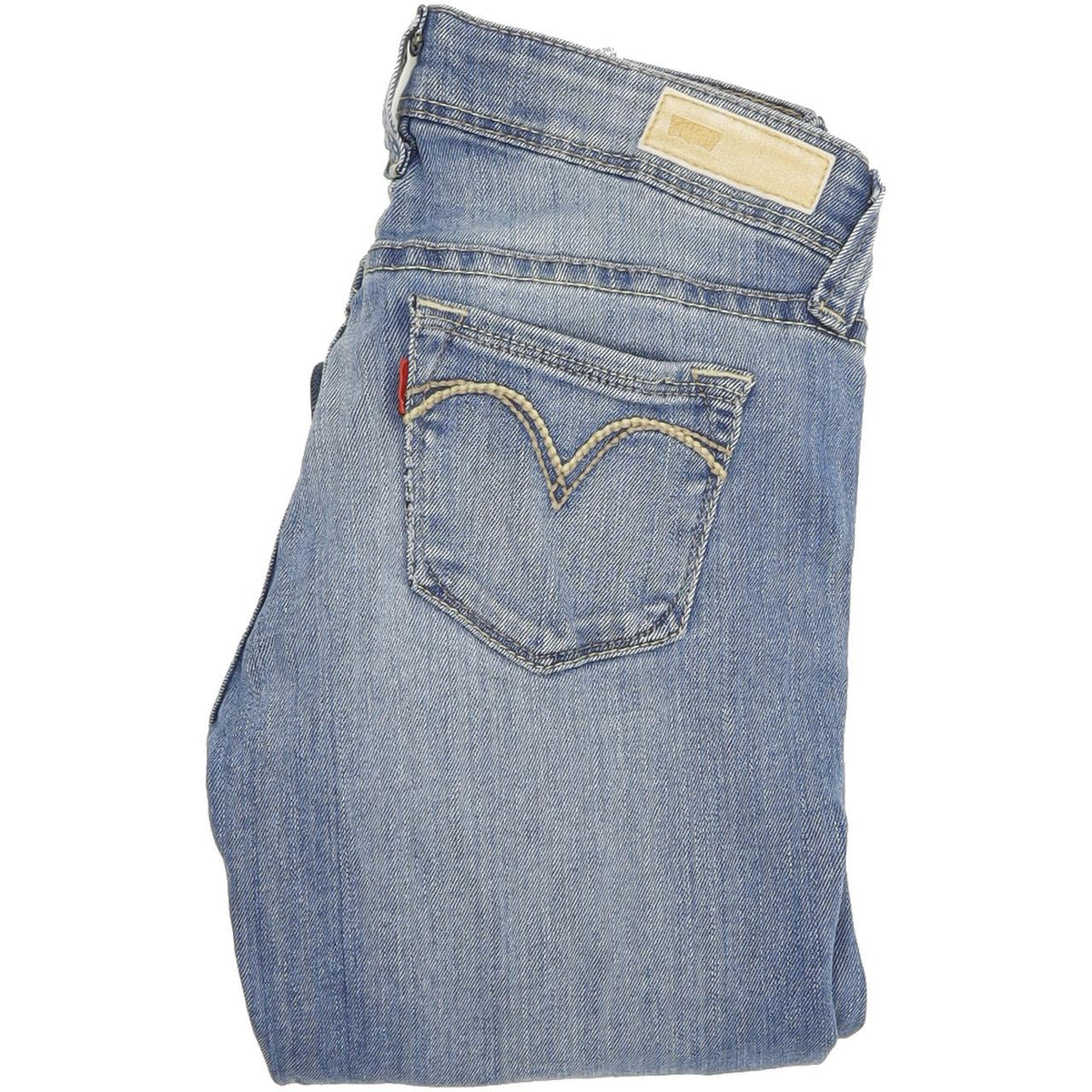 Levi's Slight Curve Women Blue Tapered Slim Stretch Jeans W25 L32