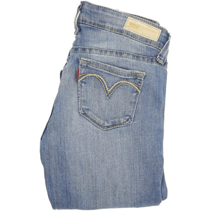 Levi's Slight Curve Women Blue Tapered Slim Stretch Jeans W25 L32