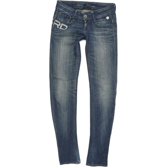 G-Star Royce Police  Women Blue Skinny Slim Stretch Jeans W25 L32