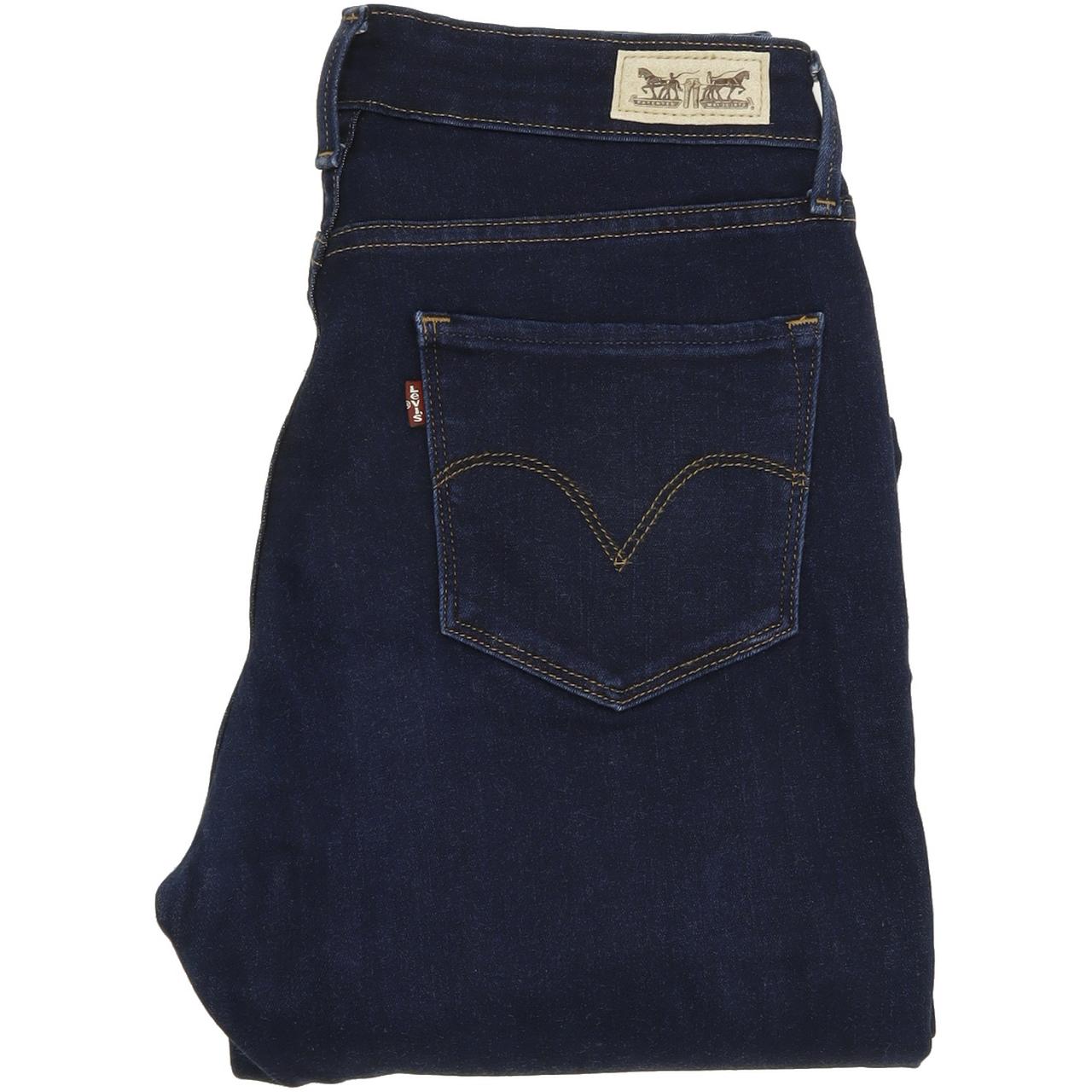 Levi's Mide Women Blue Skinny Slim Stretch Jeans W28 L32