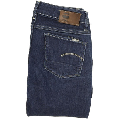 G-Star 3301 Women Blue Straight Regular Stretch Jeans W27 L32